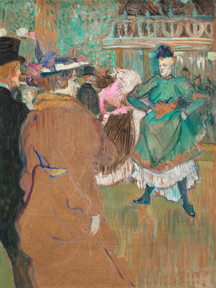 Quadrille At The Moulin Rouge (1892), 1, Henri de Toulouse-Lautrec
