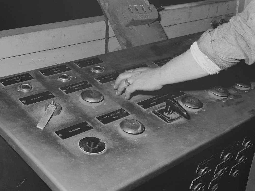 Great Falls, Montana, Anaconda Wire And Cable Company, Control Board Of A Heating Furnace And The Rod Mill, On Th