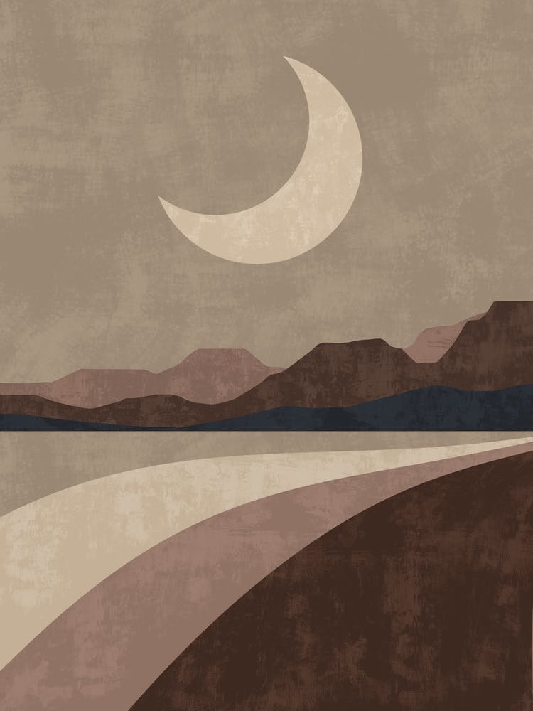 Moon Over The Lake