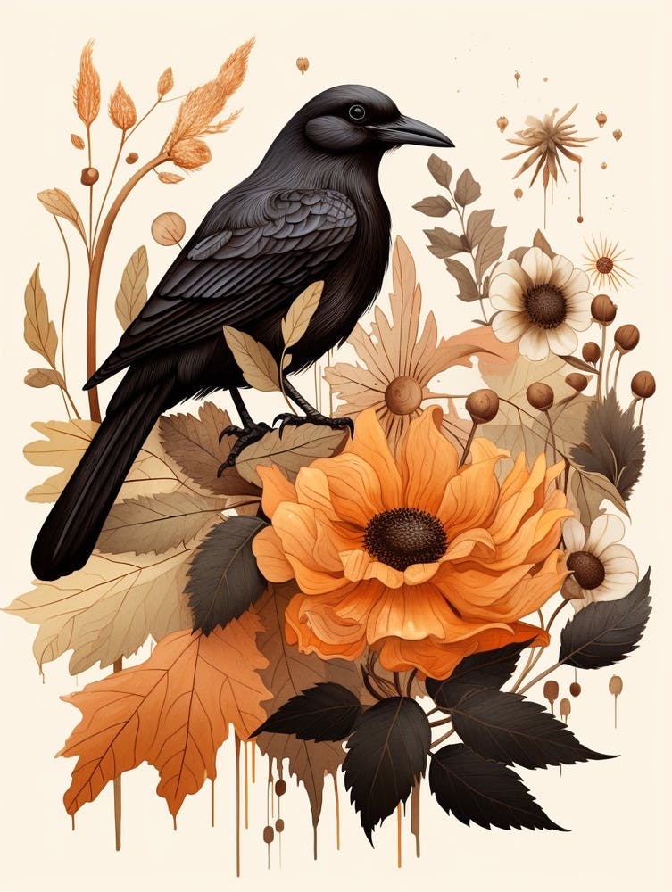 Fall Foliage Raven 3