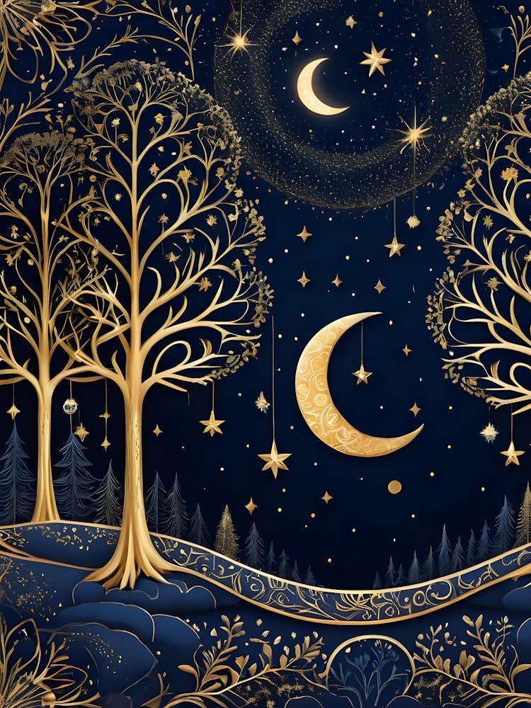 Night Sky With Stars