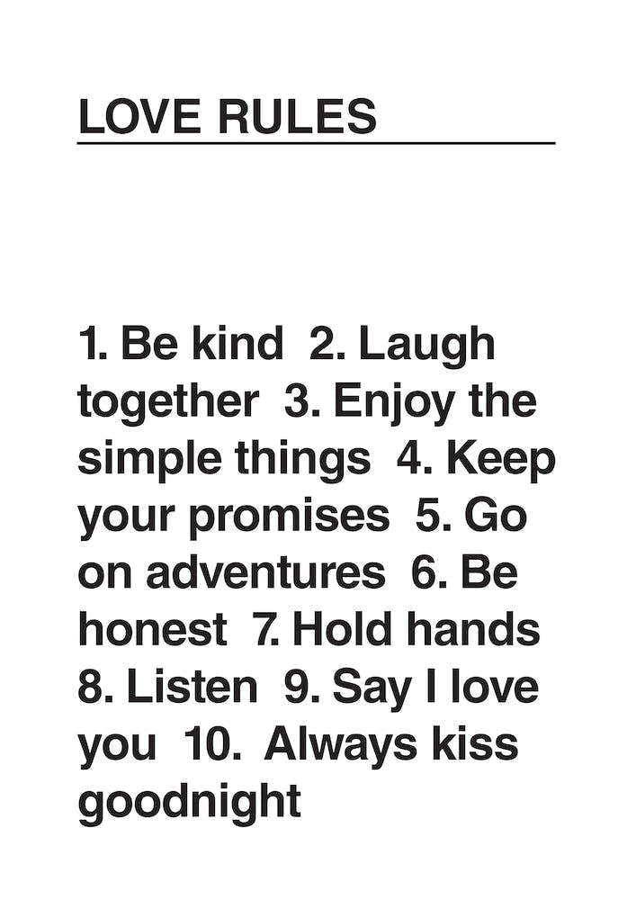 Love Rules