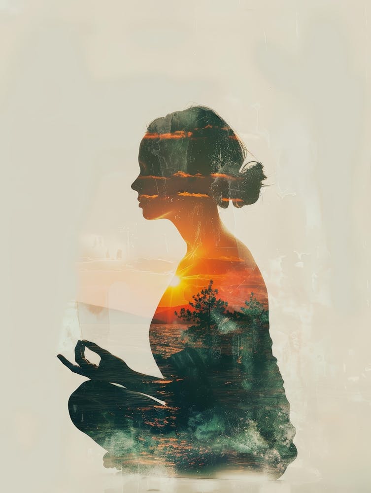 Meditation - Woman In Yoga Pose