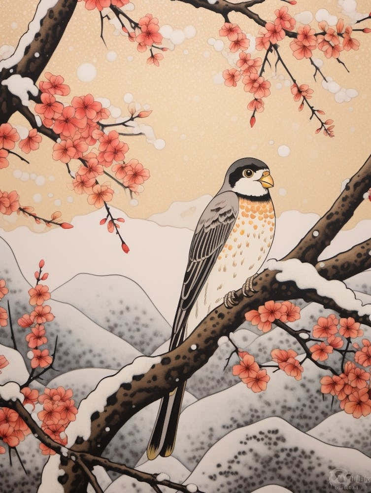 Bird Illustration American Kestrel 2