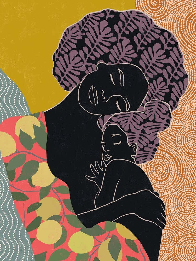 African Mother And Daughter