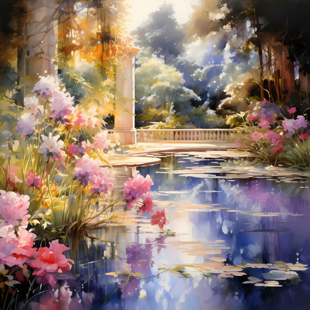 Ethereal Waves: Artistic Bliss