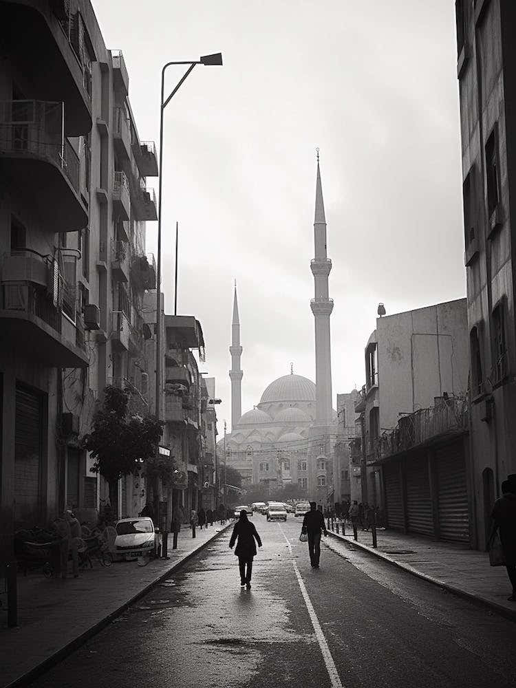 Beirut, Lebanon, Mediterranean Black And White Photography Analogue 7