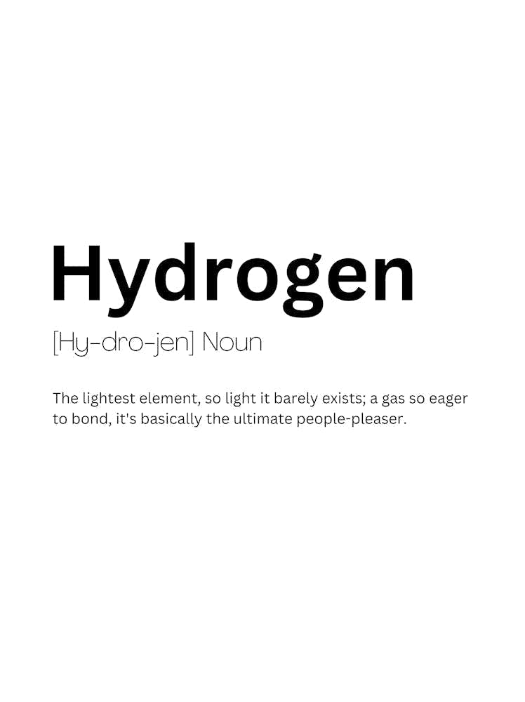 Hydrogen Definition Meaning