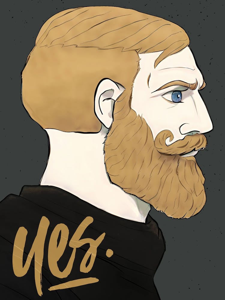 Yes Chad Nordic Gamer Wojak Meme