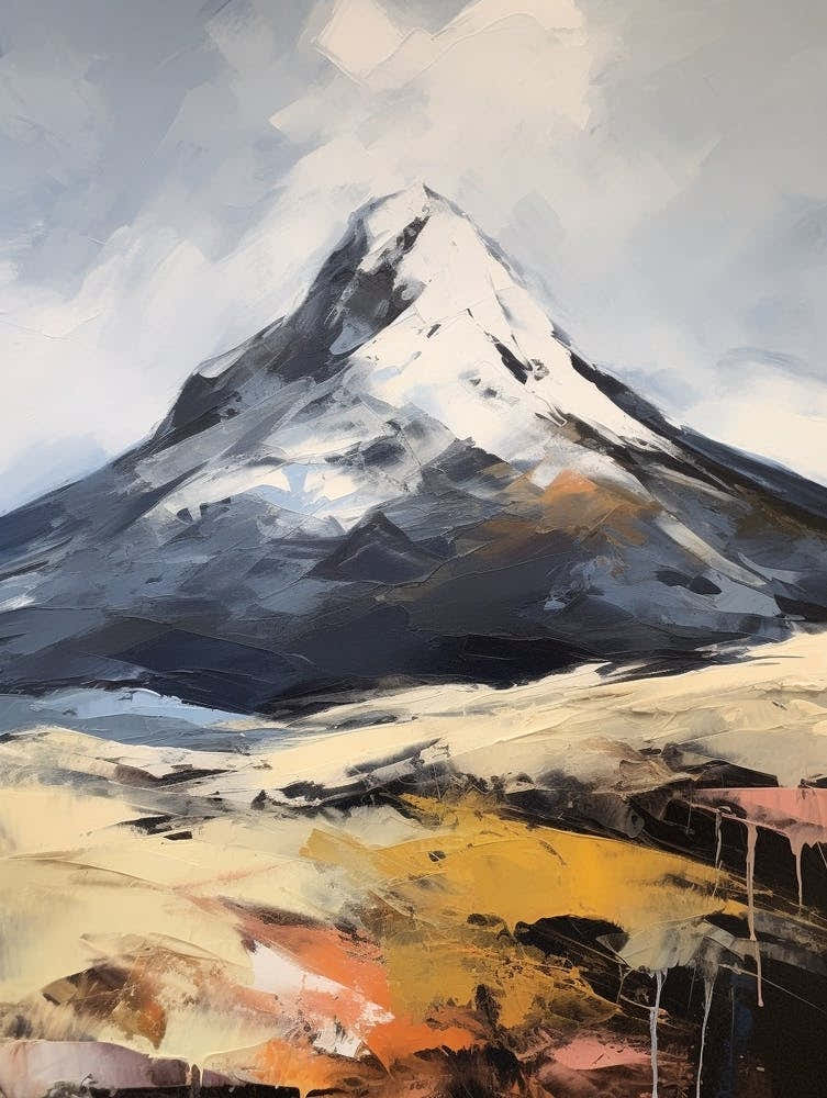 Ben Wyvis Scotland 1 Mountain Painting