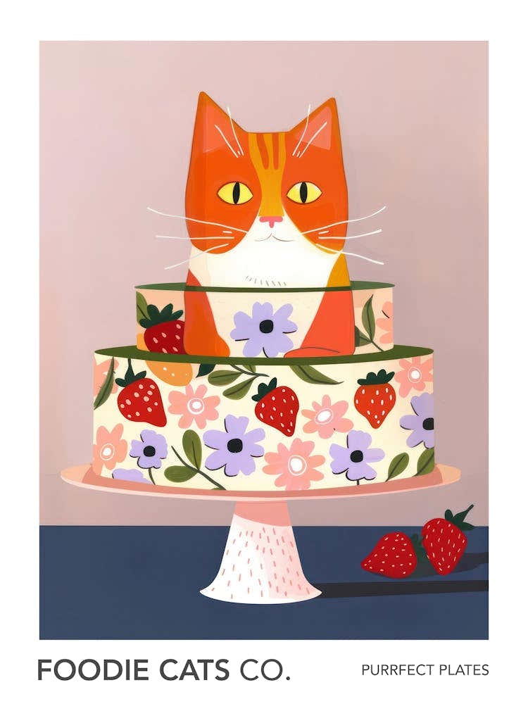 Foodie Cats Co Cat And A Trifle Cake 6