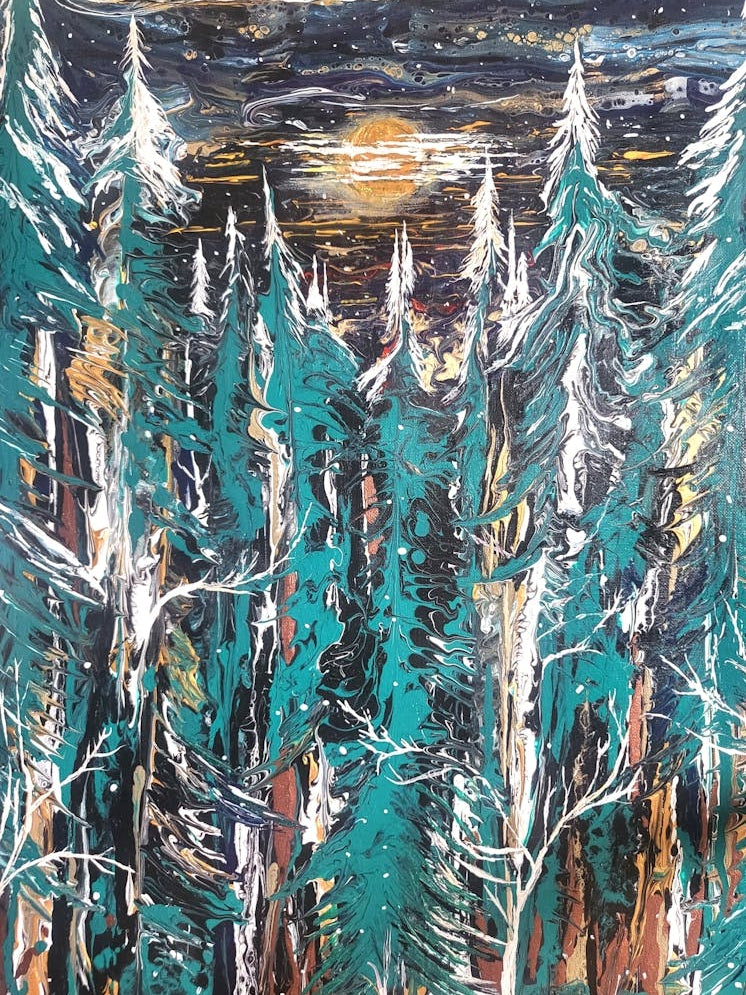 Forest At Night
