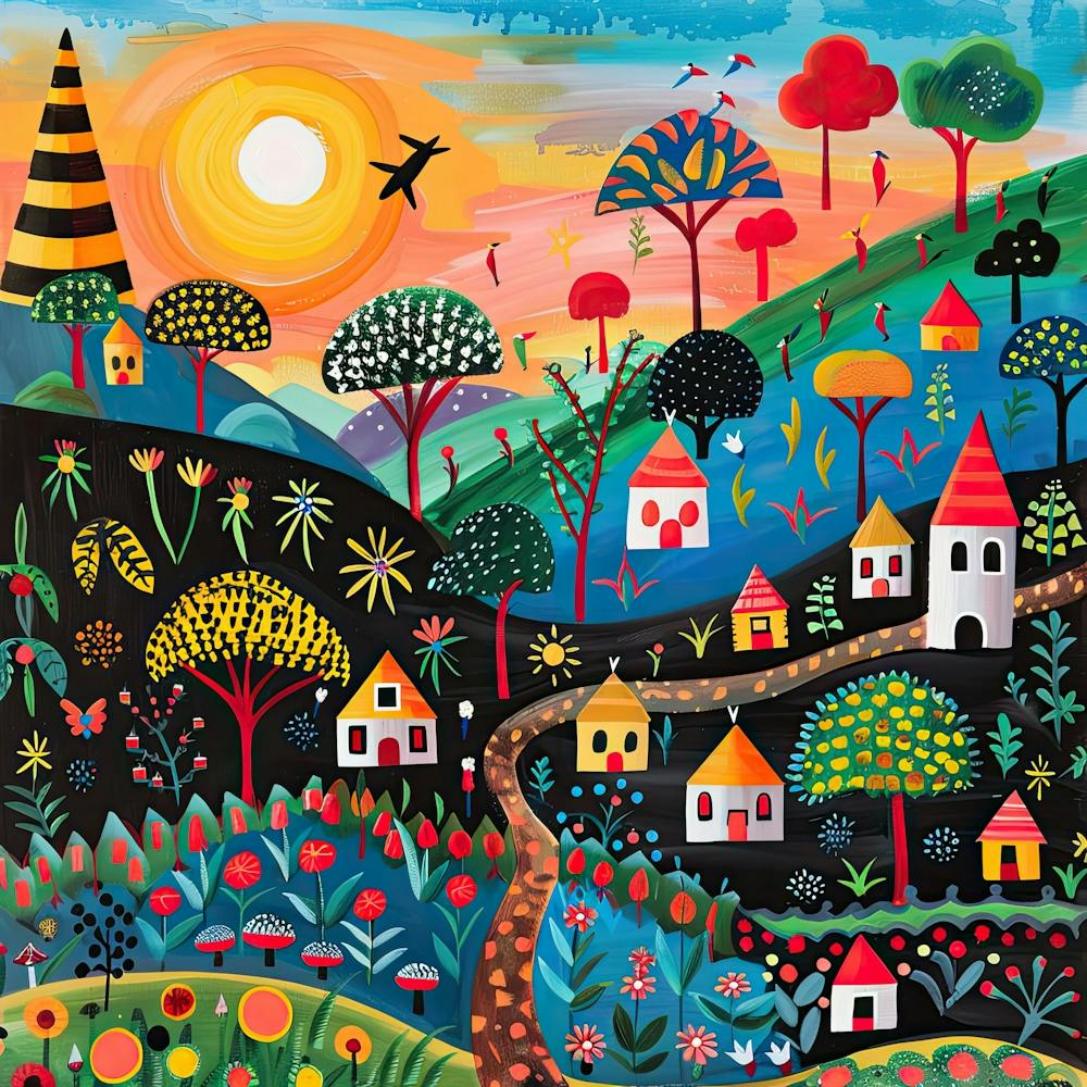 Kids Travel Illustration Kenya 3