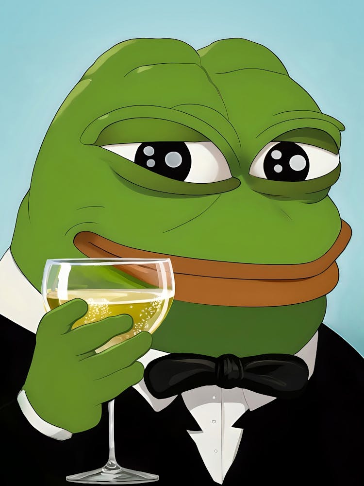 Pepe Frog Cheers Meme Art