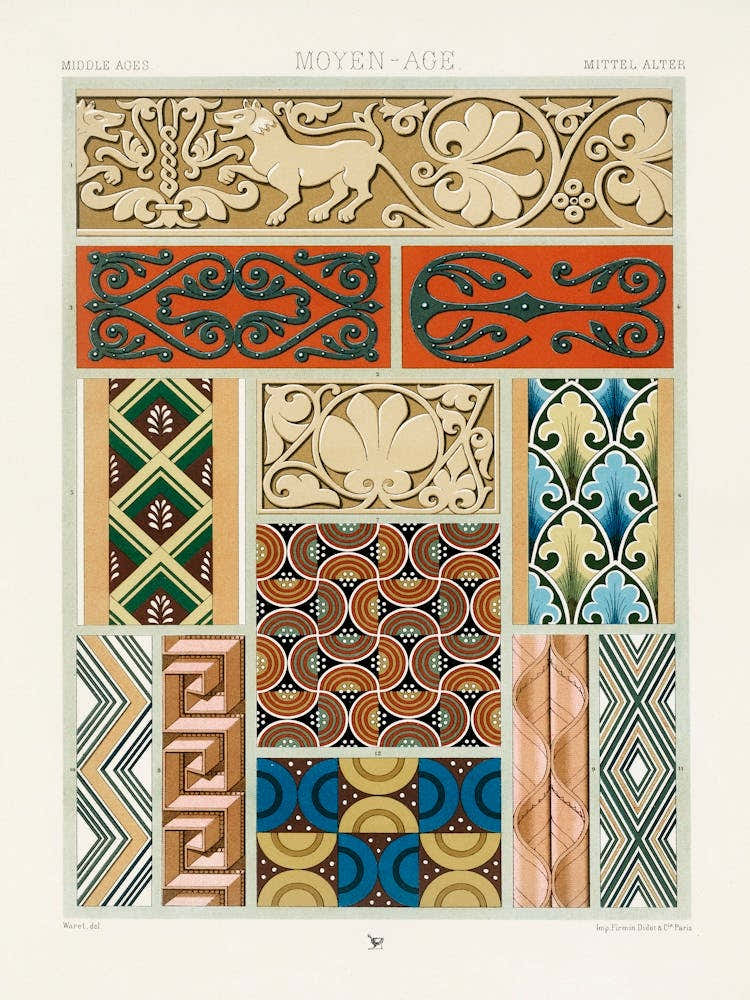 Middle Ages Pattern, Albert Racine 5