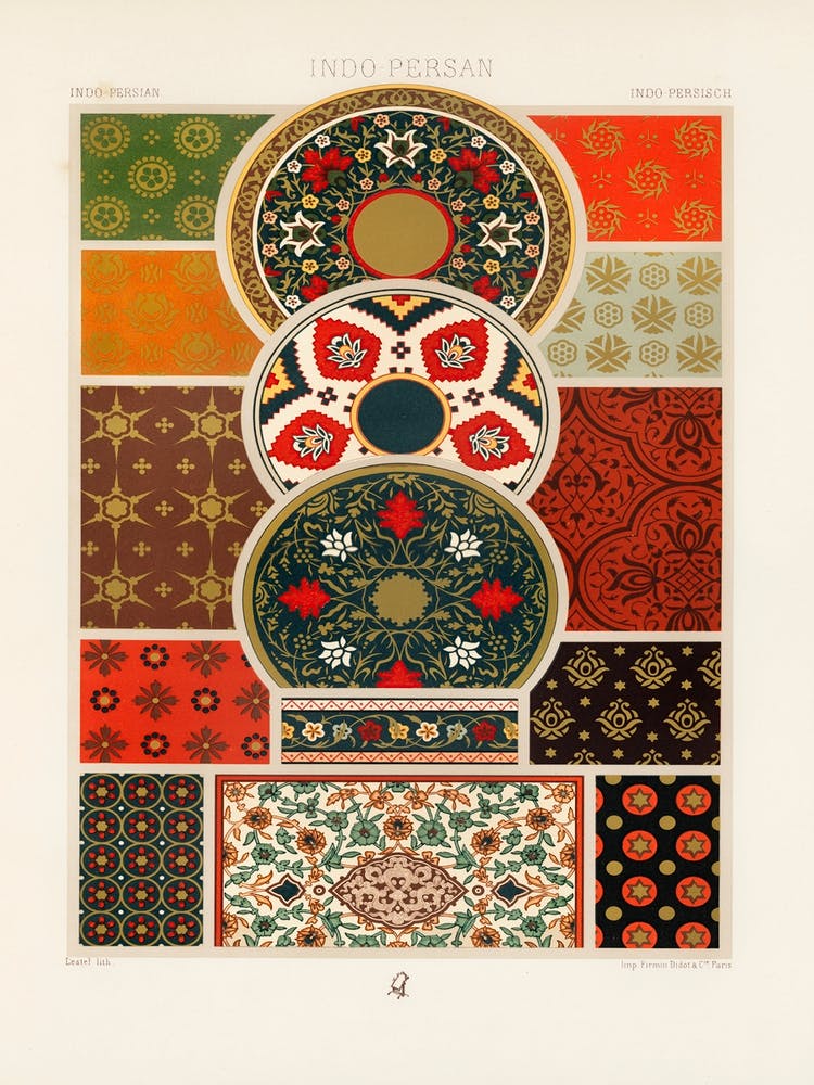 Indo Persian Pattern, Albert Racine (2) 1
