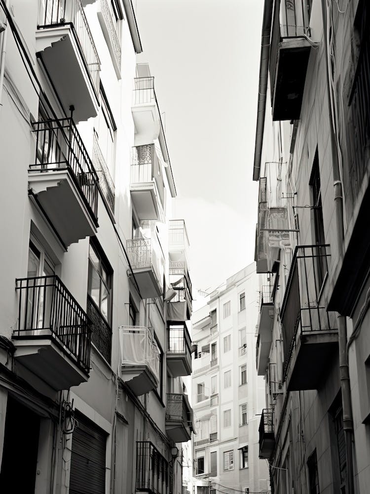 Malaga, Spain, Photography In Black And White 2