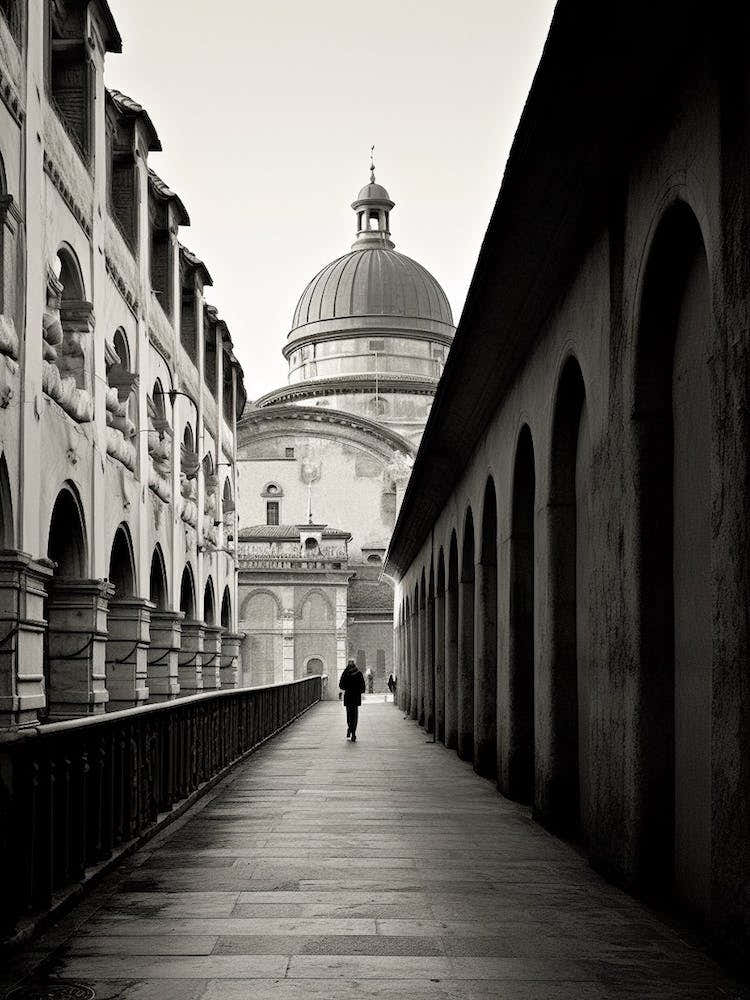 Mantua, Italy,  Black And White Analogue Photography  3