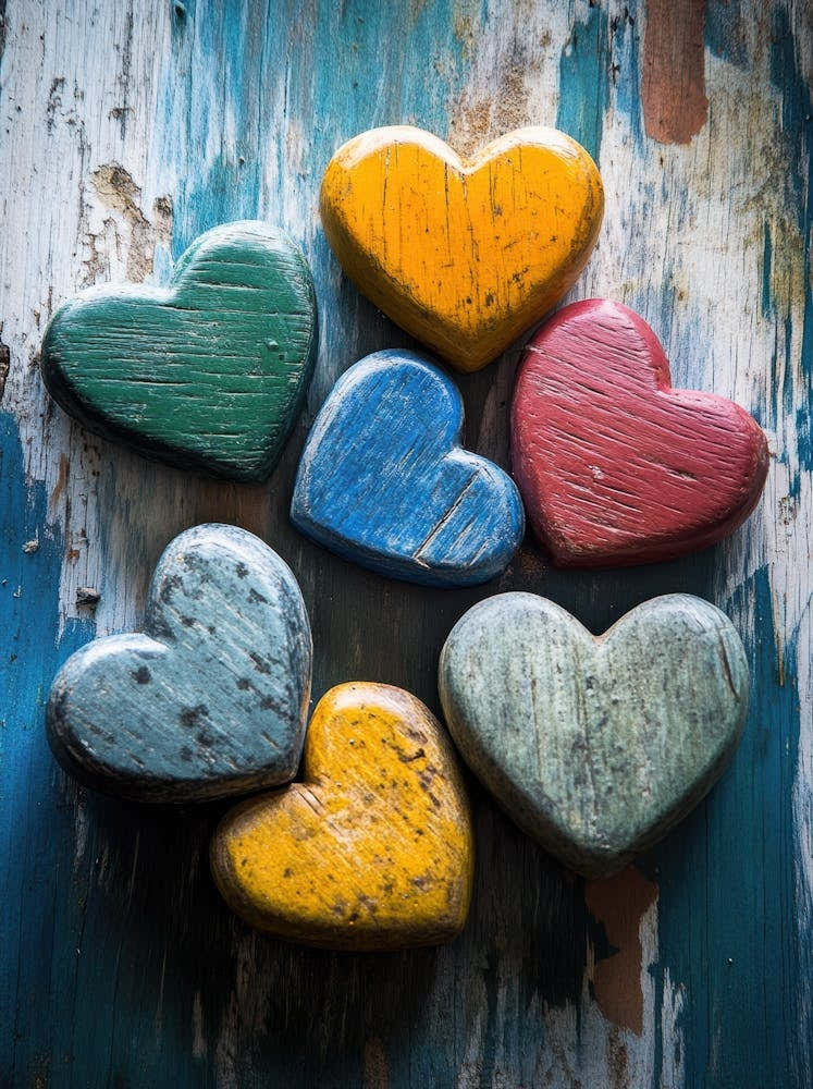 Heart Shaped Wooden Hearts