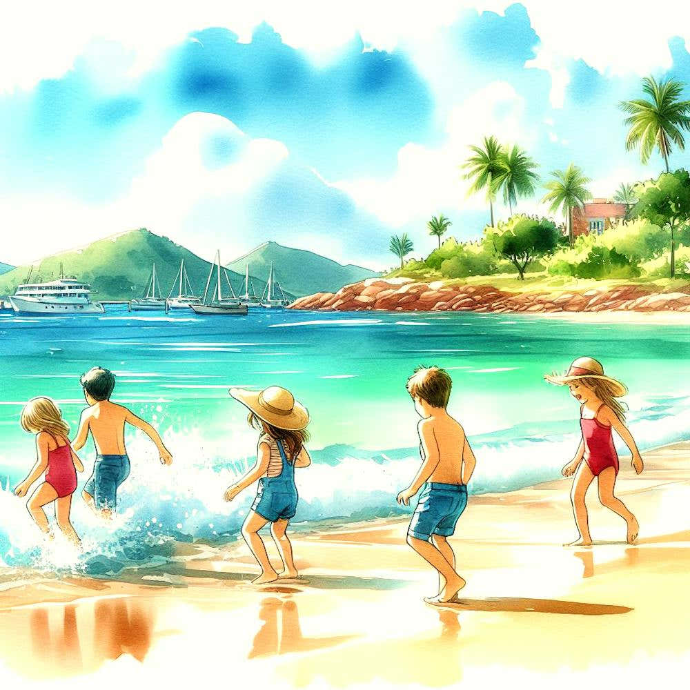 Children On The Beach