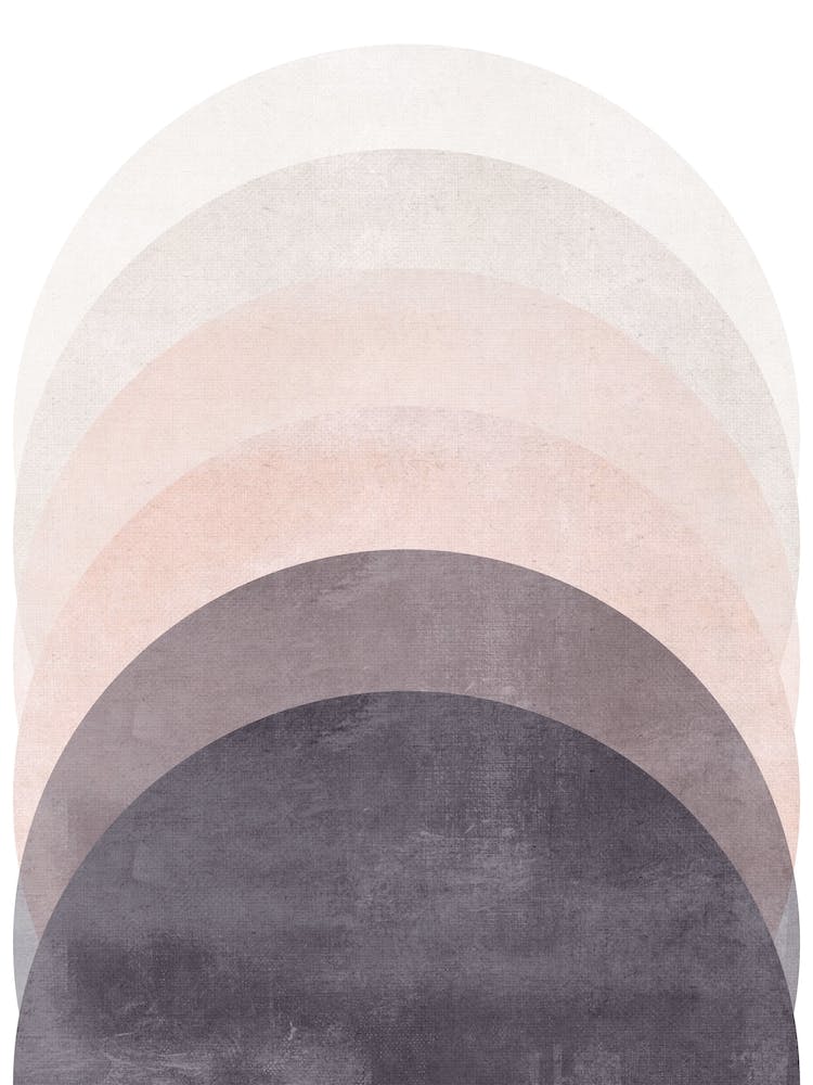 Gradient Sun Rising Cotton Pink Abstract