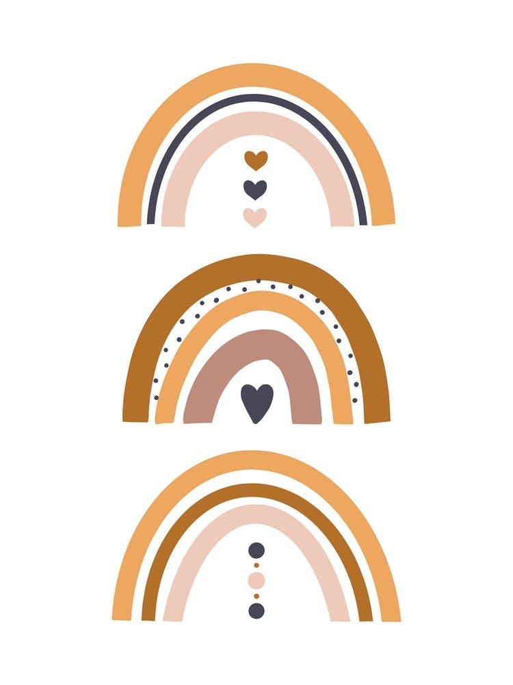 Cute Boho Rainbows