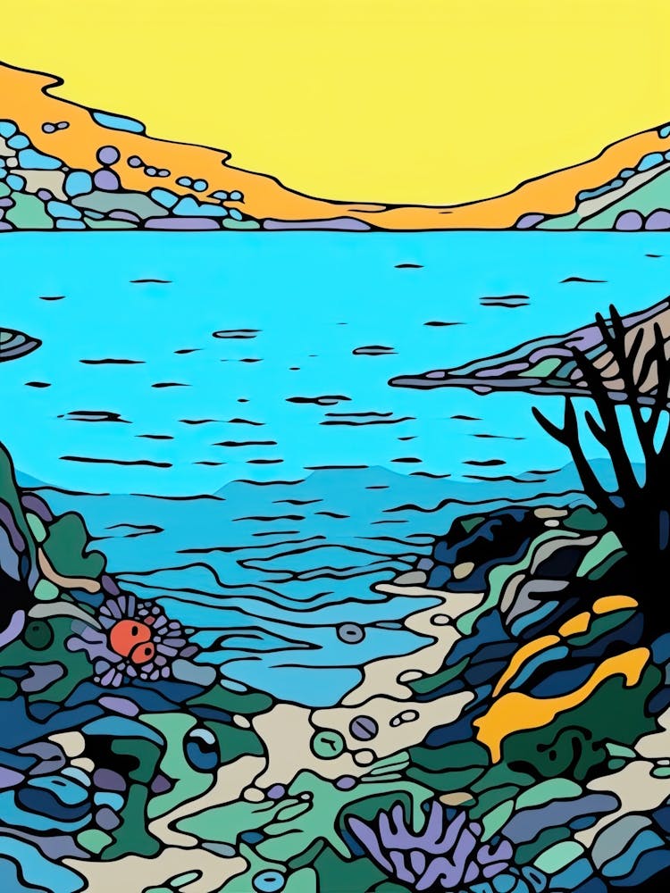 Minimal Design Style Of Great Barrier Reef, Australia 2