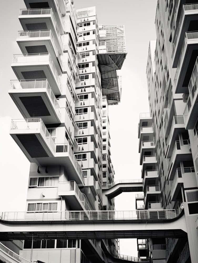 Singapore, Singapore, Black And White Old Photo 2