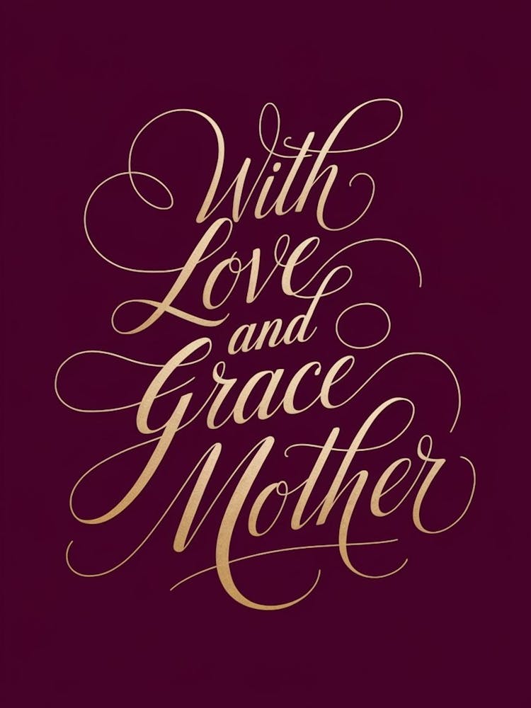 With Love And Grace Mother 1