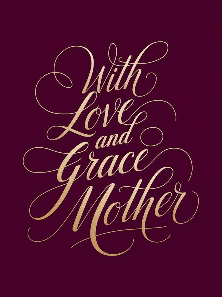 With Love And Grace Mother 1