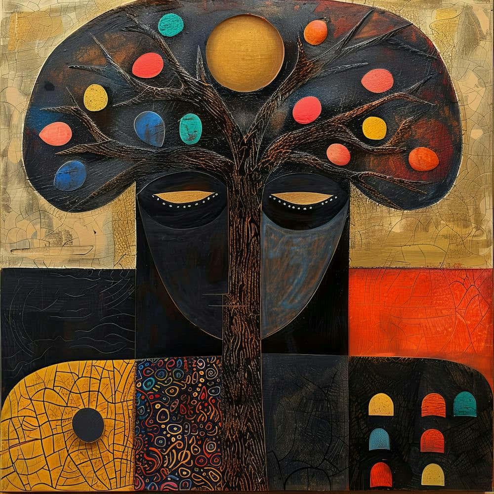 "Hidden in Plain Sight" Abstract Painting