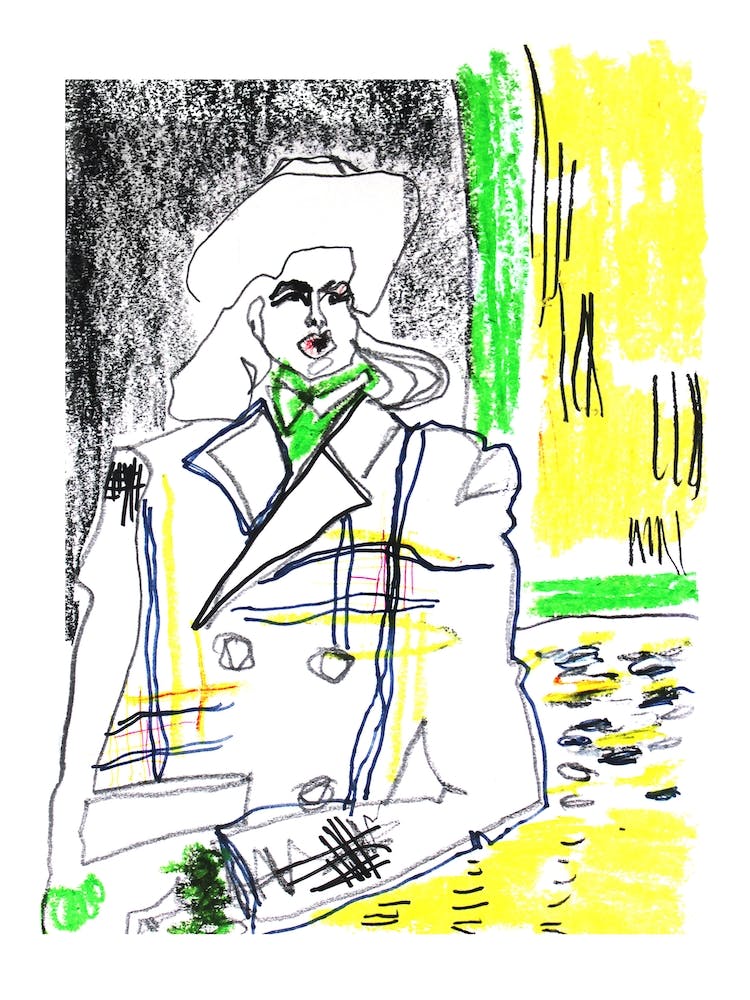 Cowgirl Illustration