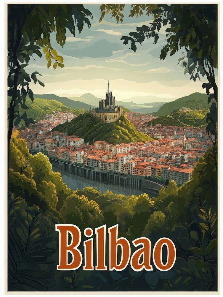 Aihrgdesign A Mid Century Modern Travel Poster For Bilbao Sho E406e6e3 1133 4345 A7b6 186a453c5882 3