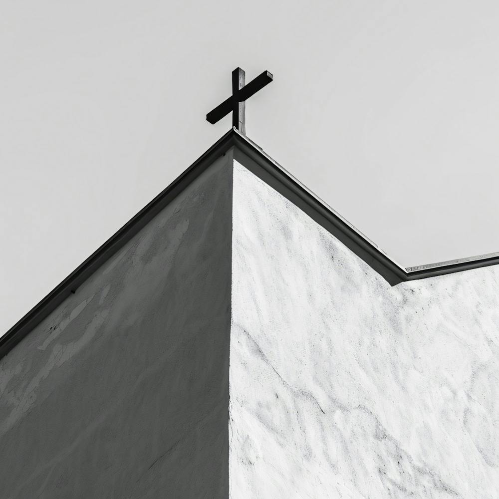 Cross On Top Of A Building