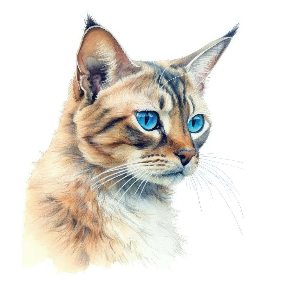 Exotic Cat Portrait 1