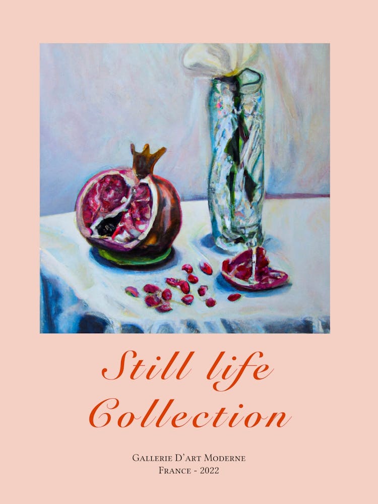 Still Life Collection Pomegranate