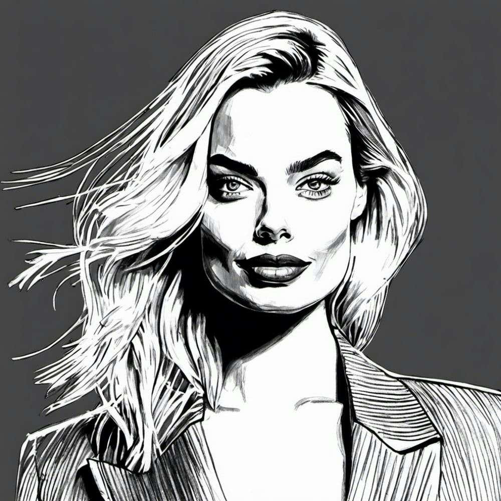 Margot Robbie portrait