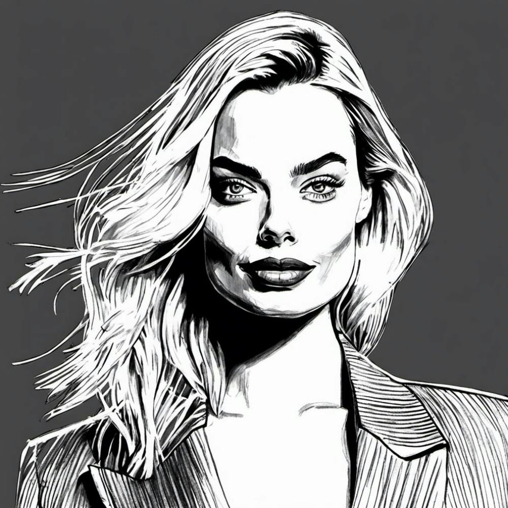 Margot Robbie portrait