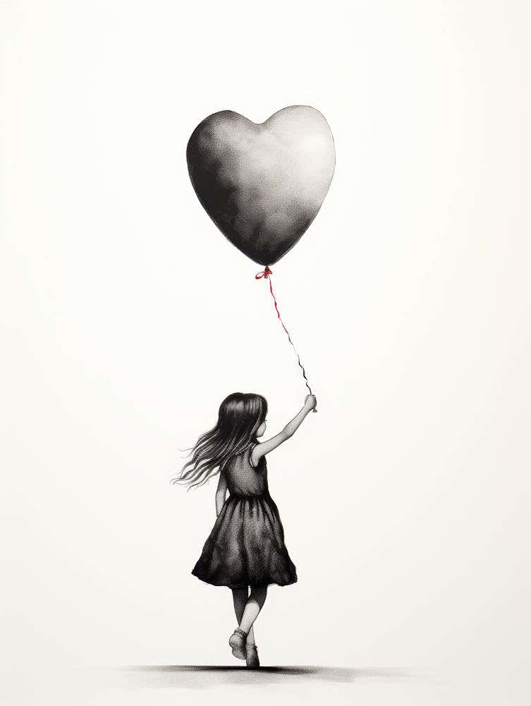 Little Girl With Balloon
