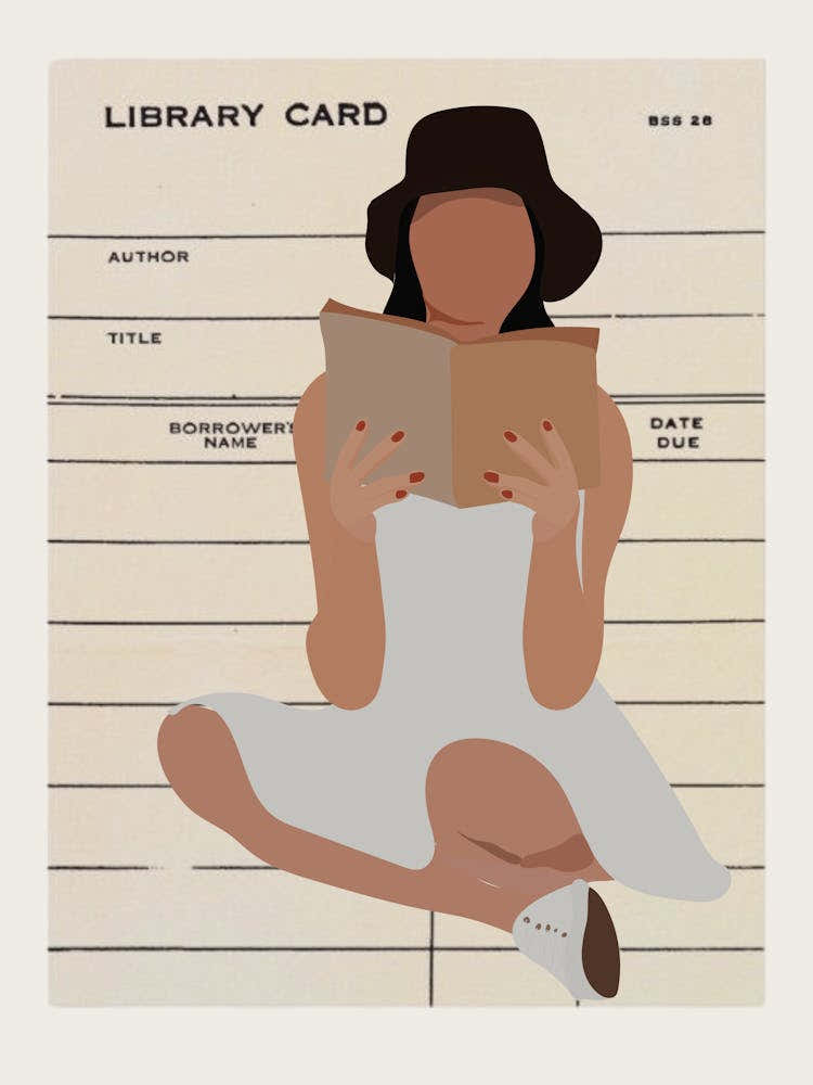 One More Chapter Library Card 1