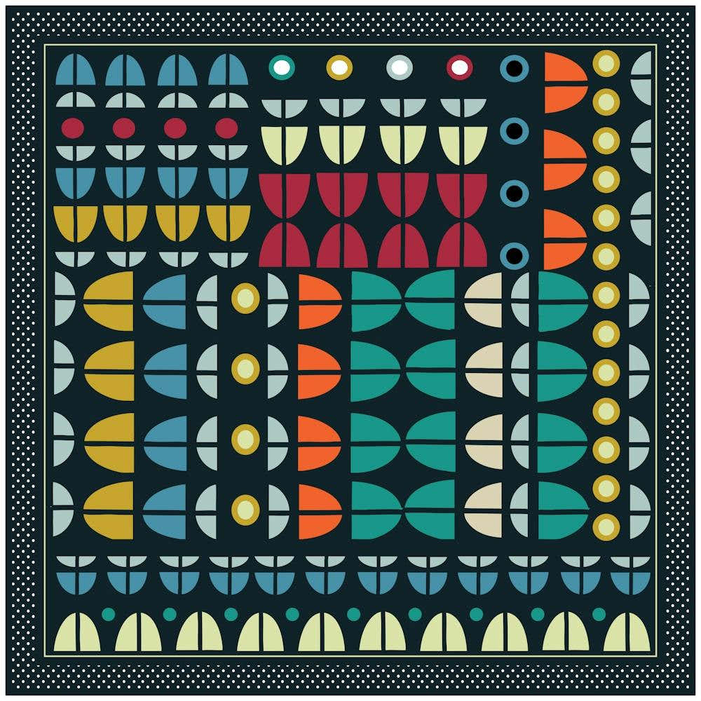 Abstract mid century art Patchwork