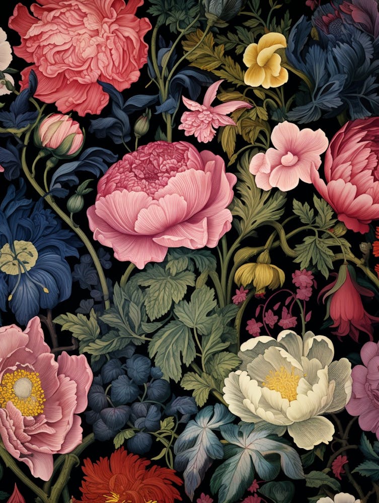 Peonies And Flowers