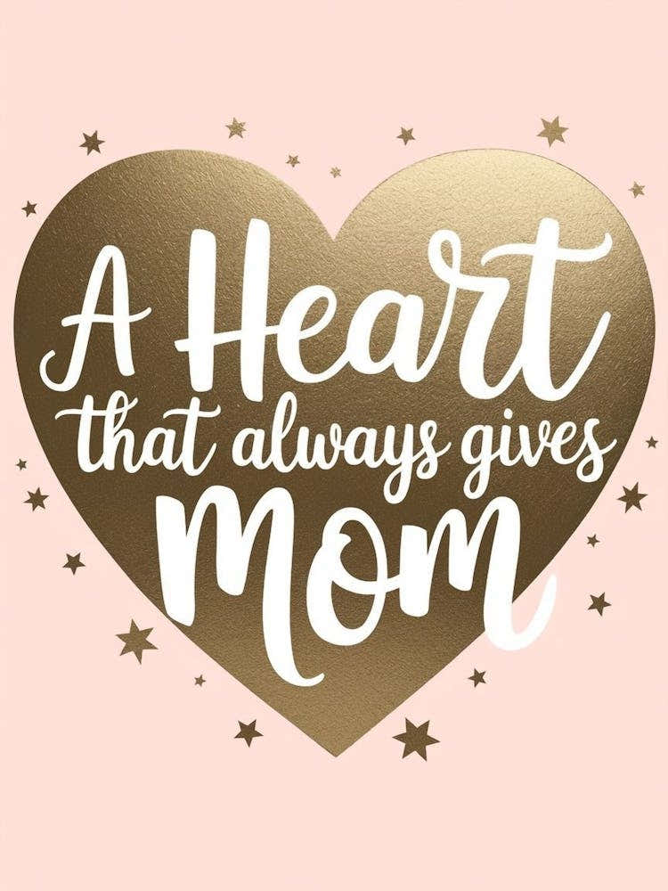 Heart That Always Gives Mom 1