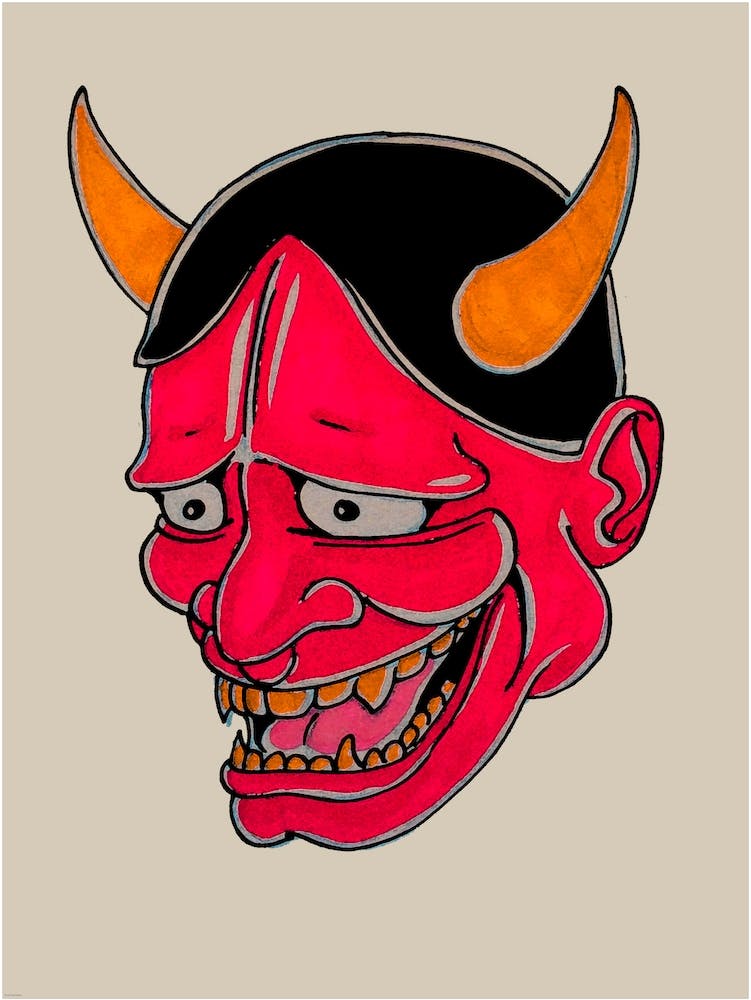 Japanese Hannya Mask 1
