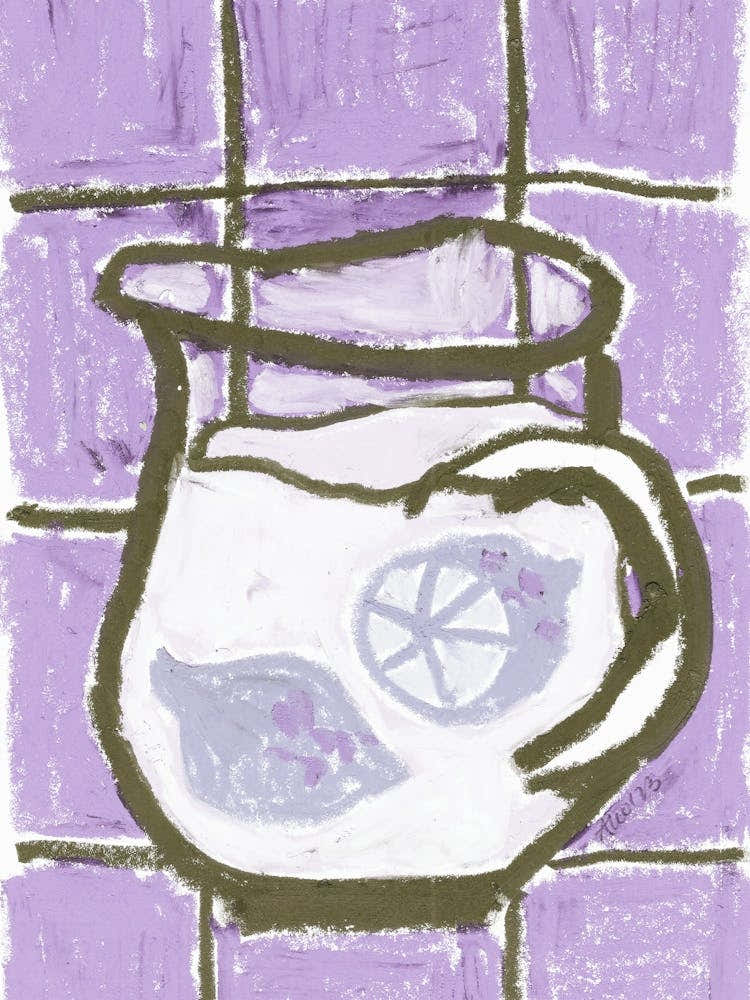Jug Of Lemonade, violet