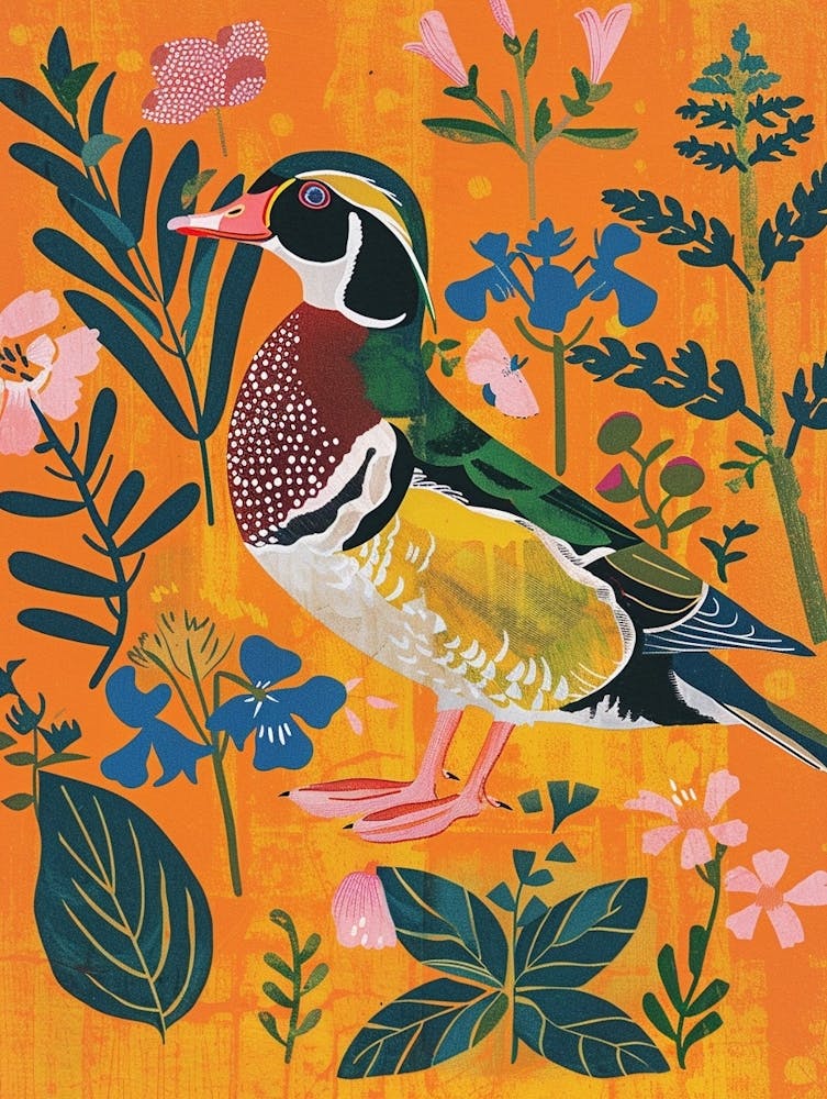 Spring Birds Wood Duck 2