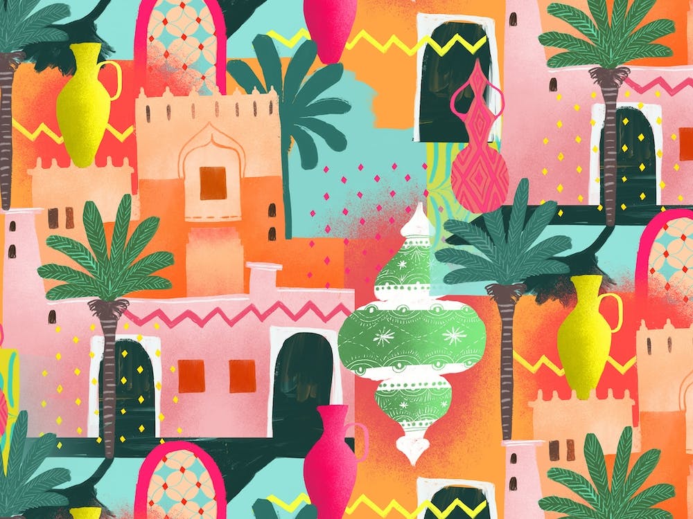 Morocco Afternoon Landscape