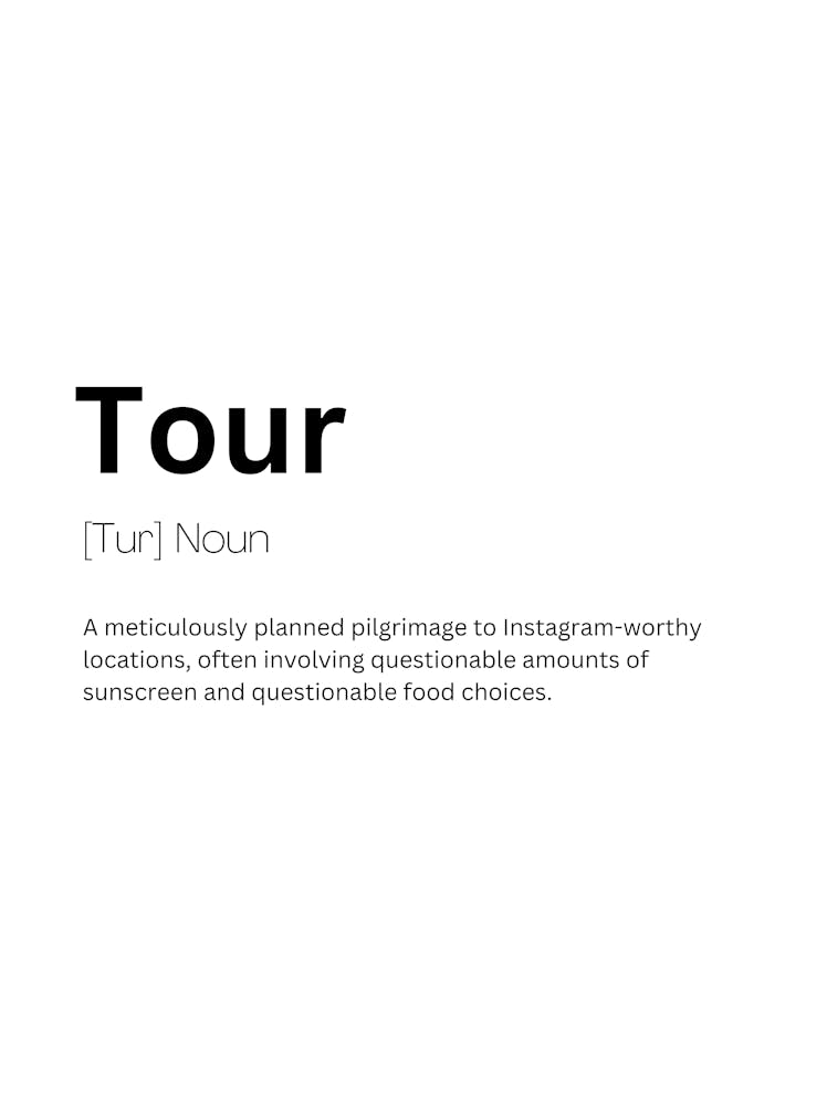 Tour Definition Meaning