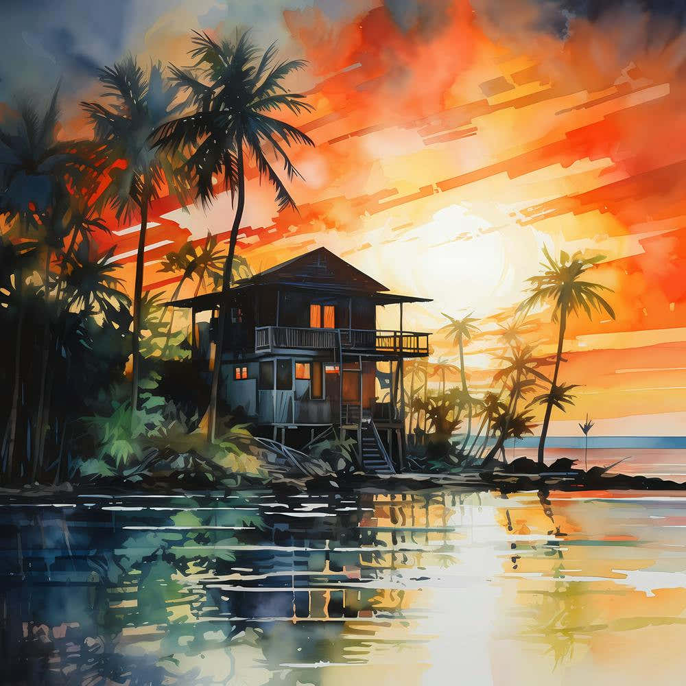 Golden Hour by the Seaside