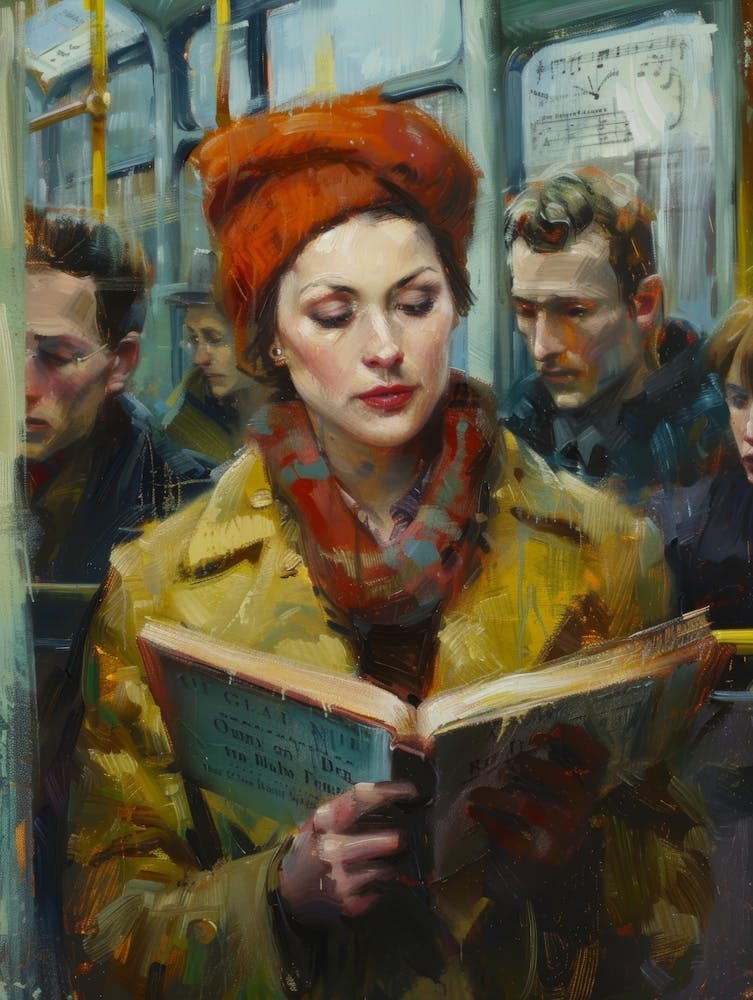 Woman Reading A Book 5